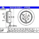 ATE 24.0110-0329.1 Bremsscheiben 2 Stück HONDA