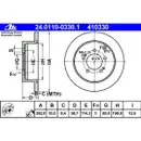 ATE 24.0110-0330.1 Bremsscheiben 2 Stück CITROËN