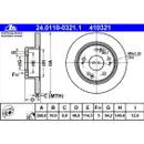 ATE 24.0110-0321.1 Bremsscheiben 2 Stück HONDA