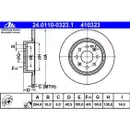 ATE 24.0110-0323.1 Bremsscheiben 2 Stück FIAT