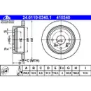 ATE 24.0110-0340.1 Bremsscheiben 2 Stück hinten CHEVROLET