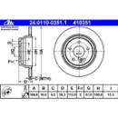ATE 24.0110-0351.1 Bremsscheiben 2 Stück MERCEDES-BENZ