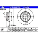 ATE Bremsenset Scheiben 272 mm voll Ceramic Bremsbeläge hinten Touran 1T A3 8P