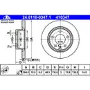 ATE 24.0110-0347.1 Bremsscheiben 2 Stück OPEL