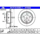 ATE 24.0110-0363.1 Bremsscheiben 2 Stück JEEP