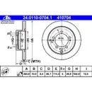 ATE 24.0110-0704.1 Bremsscheiben 2 Stück MITSUBISHI