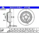 ATE Set Bremsscheiben Ø300 vorn Ø302 hinten Bremsbeläge Ford Mondeo IV
