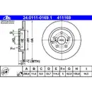 ATE 24.0111-0169.1 Bremsscheiben 2 Stück TOYOTA