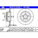 ATE 24.0111-0154.1 Bremsscheiben 2 Stück FORD