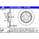 ATE 24.0111-0160.1 Bremsscheiben 2 Stück MAZDA