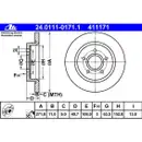 ATE Set Bremsscheiben Ø300 vorn Ø271 hinten Bremsbeläge Ford Focus III