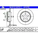 ATE Bremsenset Bremsscheiben Ø280 voll Bremsbeläge hinten Ford Kuga II