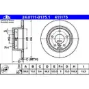 ATE Set Scheiben Ø284 vorn Ø258 hinten belüftet Beläge Ceramic WK BMW 1er F20/21