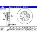 ATE 24.0112-0127.1 Bremsscheiben 2 Stück FIAT