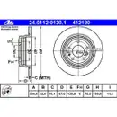 ATE 24.0112-0120.1 Bremsscheiben 2 Stück BMW