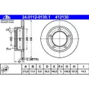 ATE 24.0112-0130.1 Bremsscheiben 2 Stück LADA