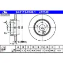 ATE 24.0112-0149.1 Bremsscheiben 2 Stück MERCEDES-BENZ