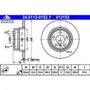 ATE 24.0112-0152.1 Bremsscheiben 2 Stück BMW