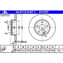 ATE 24.0112-0167.1 Bremsscheiben 2 Stück MERCEDES-BENZ