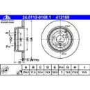 ATE 24.0112-0168.1 Bremsscheiben 2 Stück LAND ROVER