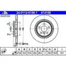 ATE 24.0112-0156.1 Bremsscheiben 2 Stück PEUGEOT