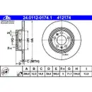 ATE 24.0112-0174.1 Bremsscheiben 2 Stück PEUGEOT