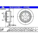 ATE 24.0112-0193.1 Bremsscheiben 2 Stück für JEEP
