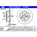 ATE 24.0112-0703.1 Bremsscheiben 2 Stück LEXUS