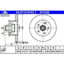 ATE 24.0113-0142.1 Bremsscheiben 2 Stück VW