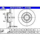 ATE 24.0113-0160.1 Bremsscheiben 2 Stück AUDI