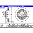 ATE 24.0114-0114.1 Bremsscheiben 2 Stück MERCEDES-BENZ