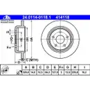 ATE 24.0114-0118.1 Bremsscheiben 2 Stück JEEP