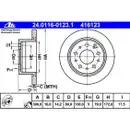 ATE 24.0116-0123.1 Bremsscheiben 2 Stück FIAT