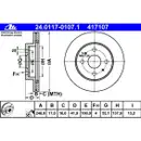 ATE 24.0117-0107.1 Bremsscheiben 2 Stück DAIHATSU