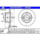 ATE 24.0116-0133.1 Bremsscheiben 2 Stück MERCEDES-BENZ