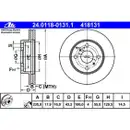 ATE 24.0118-0131.1 Bremsscheiben 2 Stück TOYOTA
