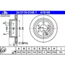 ATE 24.0118-0146.1 Bremsscheiben 2 Stück MITSUBISHI