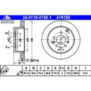 ATE Bremsenset Bremsscheiben Ø301,6 belüftet Bremsbeläge hinten Mazda CX-7 ER