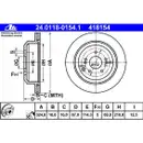 ATE 24.0118-0154.1 Bremsscheiben 2 Stück für HYUNDAI