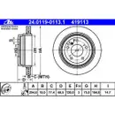 ATE 24.0119-0113.1 Bremsscheiben 2 Stück BMW