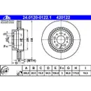 ATE 24.0120-0122.1 Bremsscheiben 2 Stück VOLVO