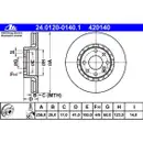 ATE 24.0120-0140.1 Bremsscheiben 2 Stück OPEL