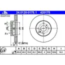 ATE 24.0120-0175.1 Bremsscheiben 2 Stück TOYOTA