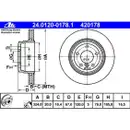 ATE 24.0120-0178.1 Bremsscheiben 2 Stück BMW