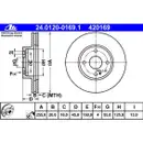 ATE 24.0120-0169.1 Bremsscheiben 2 Stück MAZDA