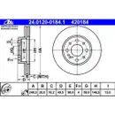 ATE 24.0120-0184.1 Bremsscheiben 2 Stück FIAT