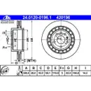 ATE 24.0120-0196.1 Bremsscheiben 2 Stück für SAAB