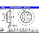 ATE 24.0120-0210.1 Bremsscheiben 2 Stück LAND ROVER