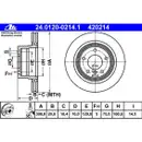 ATE 24.0120-0214.1 Bremsscheiben 2 Stück BMW