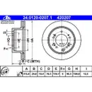ATE 24.0120-0207.1 Bremsscheiben 2 Stück KIA